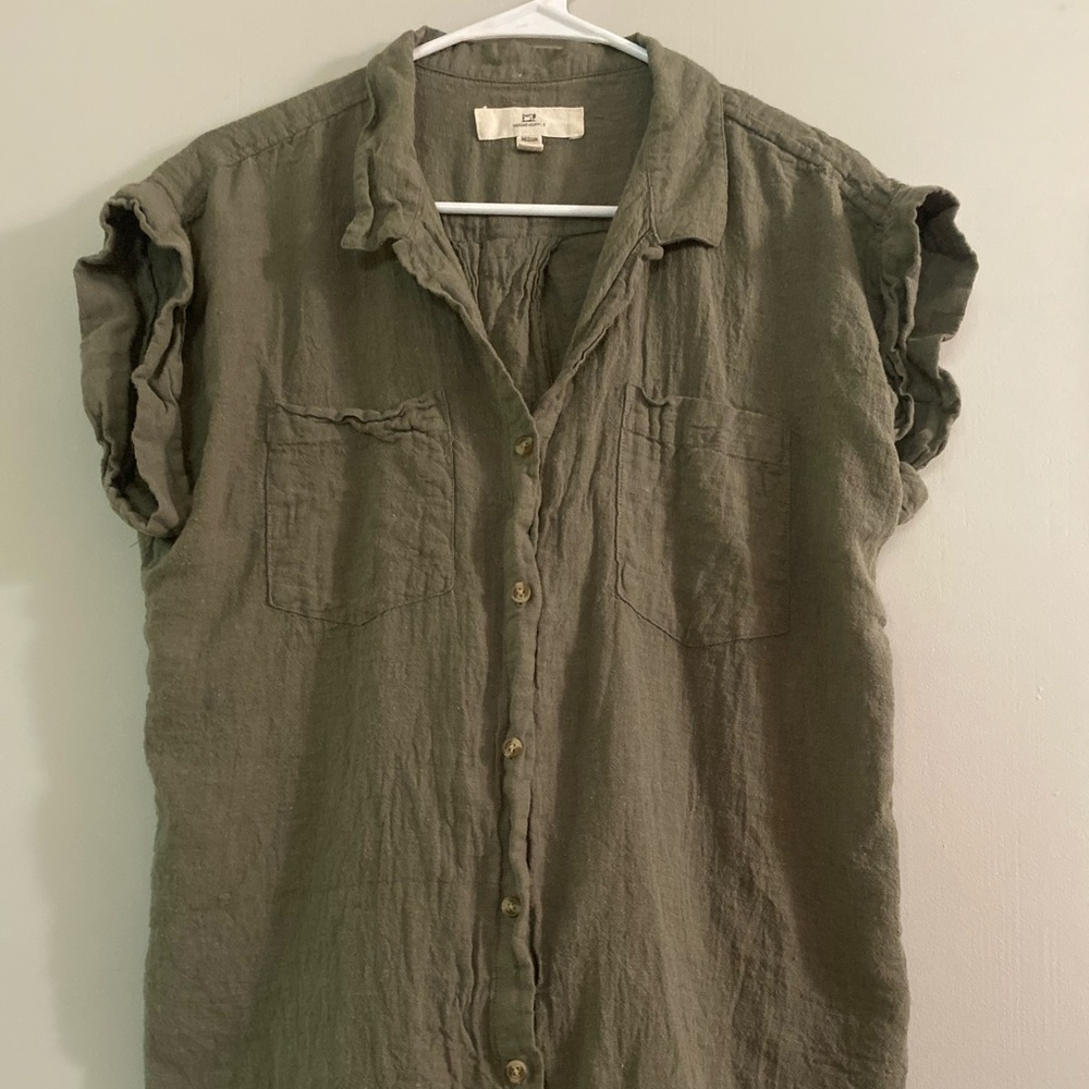 Military green shirt